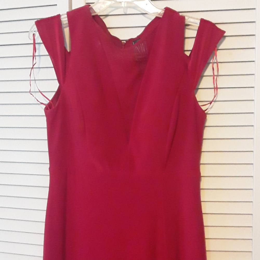 Red Dress with mesh - Picture 3 of 8